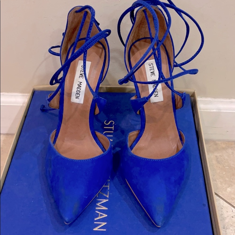 Steve Madden suede cute heels size 5.5
